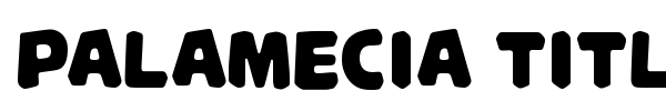 Palamecia Titling font preview